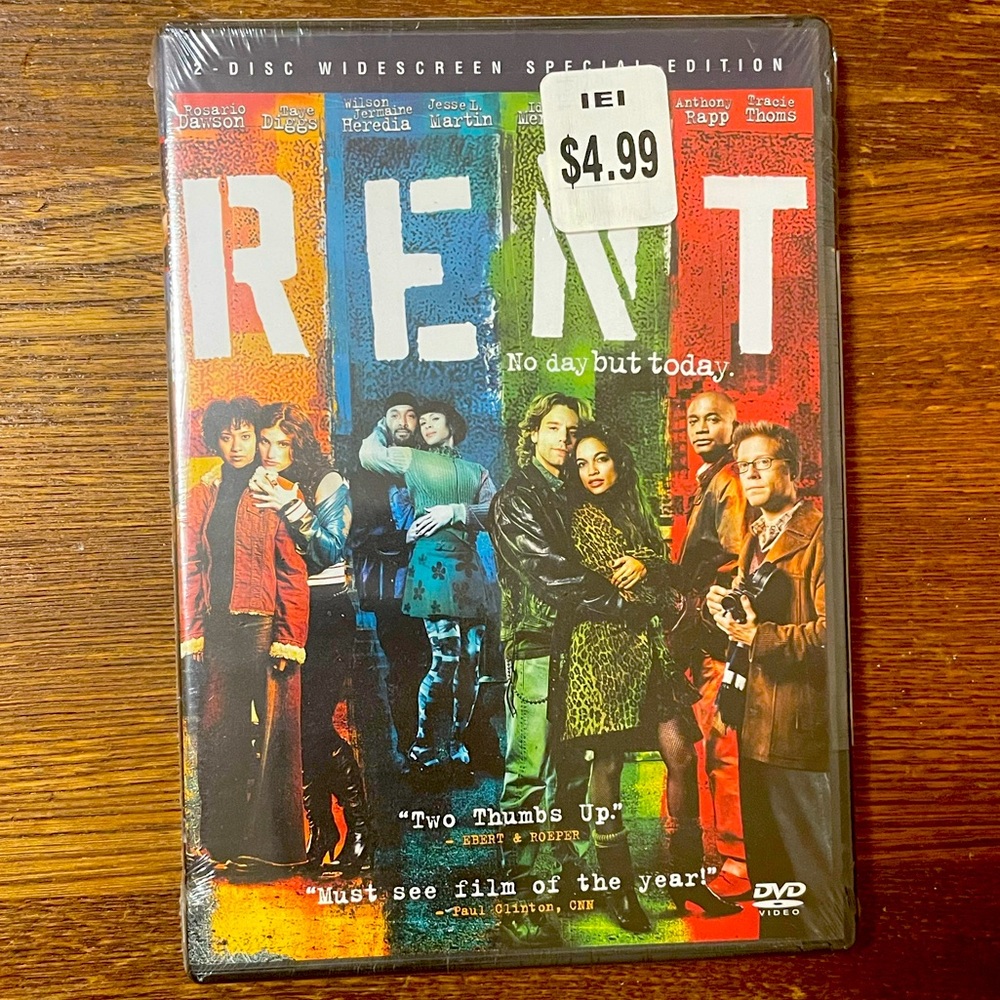 Brand New RENT DVD
